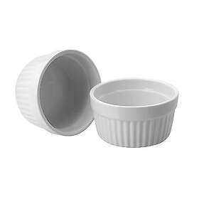 Ki Porselen Ramekin Rund Ramekin 10cm 0.2L 2-pack