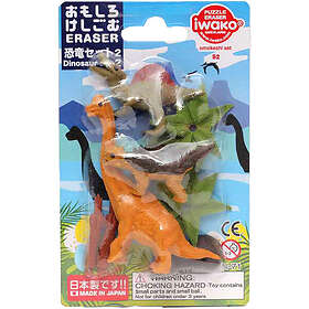 Iwako Dinosaurie Pussel Gummi Set