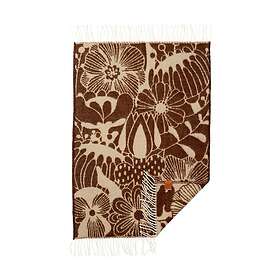 Klippan Yllefabrik Blomranka Couverture Laine 65x110cm