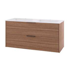 Linn Bad Silje Servantskap Eik / 120cm Dobbel