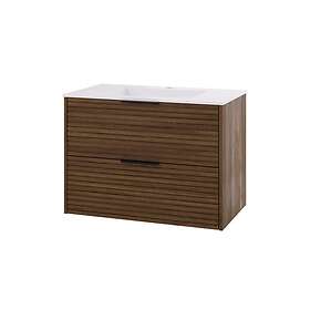 Linn Bad Silje Servantskap Mørk eik / 80cm Senter