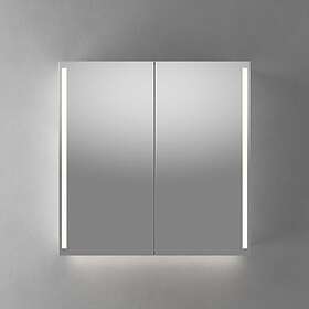 Linn Bad Vikja Speilskap Mørk eik / 80cm