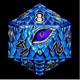 Titan D20 Blue Dragon Eye (35mm)