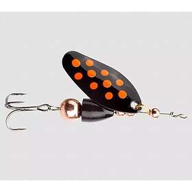 Søvik Spinner Sort/Røde Prikker 12cm 7g