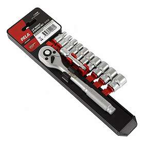 Pela 574617 Socket Wrench Set 1/4" 4-13mm 12pcs