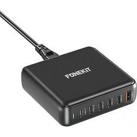 FoneKit PDT-007 GaN PD 200W USB-A + 5 x USB-C Adapter