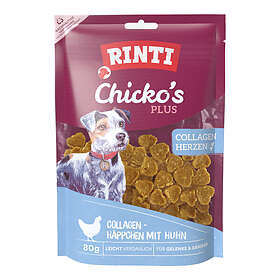 Rinti Chicko's Plus Collagen Hearts Koiranherkut Kana 80g