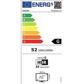Philips 42" 4K Ultra HD OLED EX Smart TV (2026) - 42OLED811