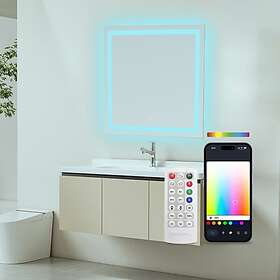 Ksix Aqua Miroir Lumière Dimmable 70x70cm