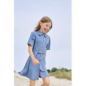 Kids Only Kognoa Ss Vyötäröinen Denim Mekko