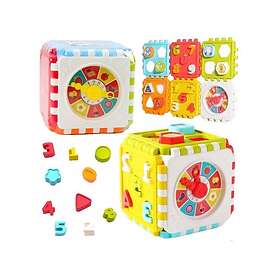 LEANToys Sorterare Siffra Mönster Klocka Färgglad 5905991050001