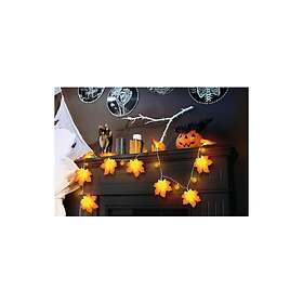 Fiesta Guirlande lumineuse avec citrouilles et feuilles (3.15m)