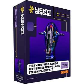 Light My Bricks Star Wars Jango Fett Firespray-class (2.0-75409)