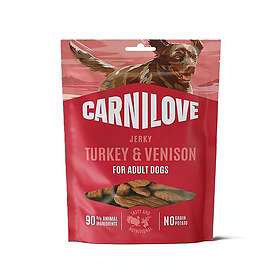 Carnilove Jerky Koiranherkut Kana & Hirvi 100g