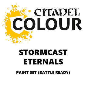 Warhammer Stormcast Eternals Kampklar Maling Sett
