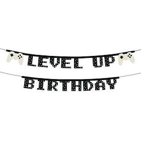PartyDeco Garland Level Up Birthday GRL110