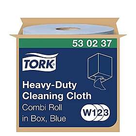 TORK Cleaning Cloth Heavy Duty W1/W2/W3 Combo Roll Blue