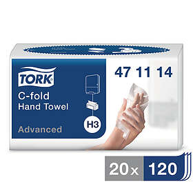 TORK H3 Advanced Paper Towels 2-Ply 2400 Count