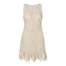 Malina Miranda Ruffled Guipure Lace Mini Klänning