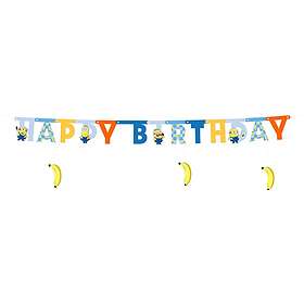 PartyDeco GRL130 Happy Birthday Minions