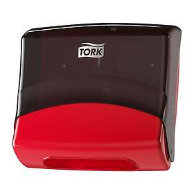 TORK W4 Dispenser Køkkenrulleholder Sort/Rød