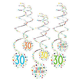 Amscan Confetti Birthday 30-pack 9909831
