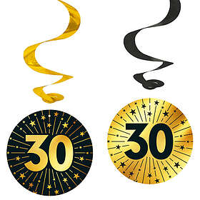 Globos Europe 4633 Hängande Swirls 30cm 4pcs