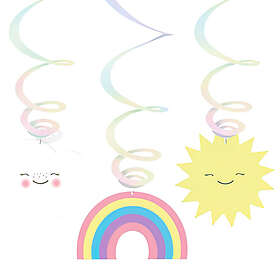 Amscan Swirls Regnbue Hengende 9904315