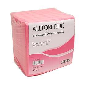 MAX Alltorkduk Rosa 50-pack