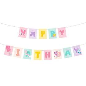 PartyDeco Garland Tillykke med fødselsdag GRL129