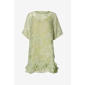 Selected Slflina Jacquard Volanger Kort Klänning