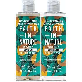 Faith in Nature Jojoba Smoothing Shampoo & Conditioner 2x400ml