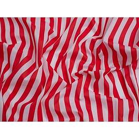 Minerva Polycotton Tyg Röd & Vit