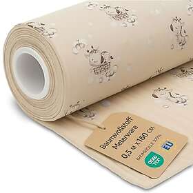 Amazinggirl Giraffe Wave Fabric Textile 160cm