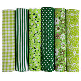 UOOOM Tongrön Coton Patchwork Tissu 50x50cm