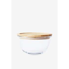 Pebbly Storage Bowl 77cl Borosilicate Glass Storage Container PKV-011