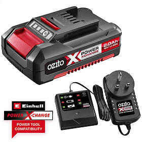 Ozito PXC Battery Starter Kit 18V 2Ah