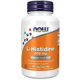 Now Foods L-Histidine 600mg 60 Capsules