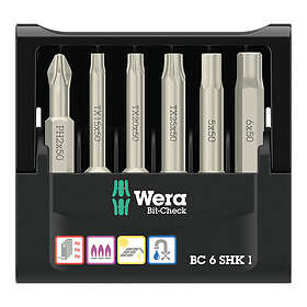 Wera 5073631001 Screwdriver Bit Set 6pcs