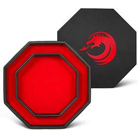 Octagon Tärningsbricka Röd
