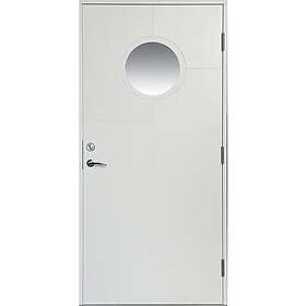 Harmonie Stavern Inngangsdør Hvit 4-Lags Tonet Glas 90x200