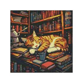 Ideyka Diamond Mosaic Fluffy Book Lover