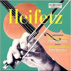 Jascha Heifetz Korngold: Violin Concerto & Lalo CD
