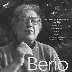 Christine Schadeberg, Musicians Accord Berio: The Great Works For Voice CD