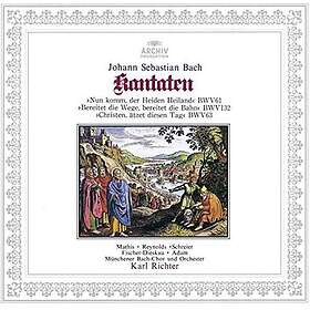 Bach., Karl Richter Bach: Cantatas Bwv 61/132/63 CD