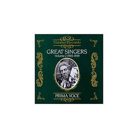 Diverse Artister Great Singers Volume 2 (19031939) CD