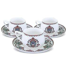 Karaca Nakkas set de tasses à café 12 pièces
