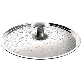 Alessi MW200/24 Couvercle en acier inoxydable 18/10 brillant avec décoration en 