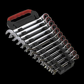 Sealey AK63940 Ratchet Combination Spanner Set 12pcs