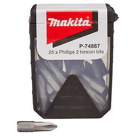 Makita P-74887 Embouts de tournevis Phillips 25mm 25pcs